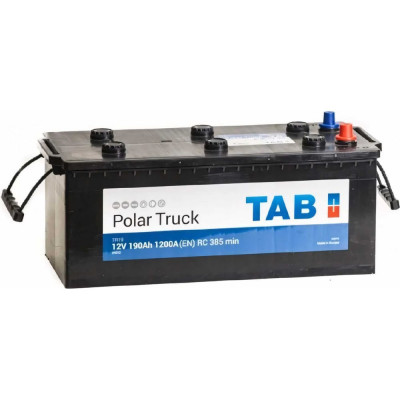 TAB Аккумуляторная батарея Polar Truck 6СТ-190 евро.конус 153913