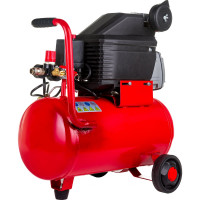 Поршневой компрессор Сорокин 8атм, 1,5кВт, 220В, 200 л/мин, горизонтальный ресивер 24л 13.1