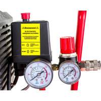 Поршневой компрессор Сорокин 8атм, 1,5кВт, 220В, 200 л/мин, горизонтальный ресивер 24л 13.1