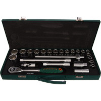 Набор торцевых головок 25 предметов 1/2" DR (10-32 мм) Jonnesway S04H4125S