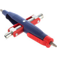 Ключ для электрошкафов с битой и переходником KNIPEX KN-001107