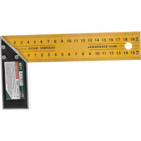 Металлический столярный угольник 200 мм FIT Профи 19420