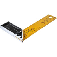 Металлический столярный угольник 200 мм FIT Профи 19420