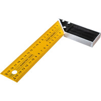 Металлический столярный угольник 200 мм FIT Профи 19420