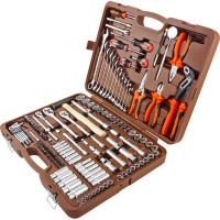 Универсальный набор инструмента Ombra OMT150S/OMT150S18 1/2"DR, 3/8"и 1/4"DR, 150 пр. 55370 055370