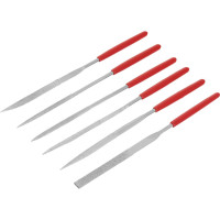 Набор алмазных надфилей 140х50х3, 6 шт MATRIX 15831