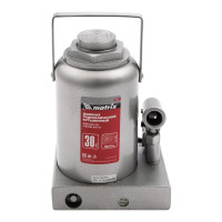 Домкрат гидравлический бутылочный MATRIX MASTER 30 т, высота подъема 260-415 50735