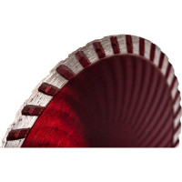 Диск алмазный отрезной Turbo (125х22.2 мм) для угловых шлифмашин Matrix 73179