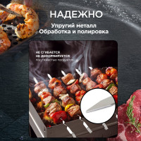 Набор шампуров малых в блистере (6 шт.) FORESTER RZ-450SB