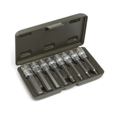 Набор головок Дело Техники 1/2" со вставкой шестигранной, длина 100 мм, 8шт. 625198