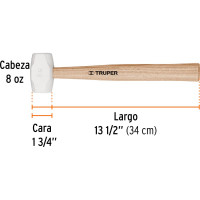 Резиновая киянка Truper MH-8 16930