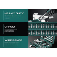 Универсальный набор инструмента KRAFTOOL X-Drive 94, 94 предм., (1/2"+1/4") 27883-H95_z03