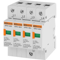 Разрядник TDM ELECTRIC ОПС1-B 4Р 30kA 400B 60kA SQ0201-0004