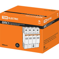 Разрядник TDM ELECTRIC ОПС1-B 4Р 30kA 400B 60kA SQ0201-0004