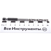 Сверло по металлу (5х106 мм; HEX 1/4) ПРАКТИКА 037-602