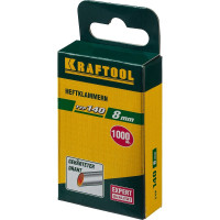 Скобы для степлера KRAFTOOL тип 140 (G/11/57) , калибр 20GA, 8мм, 1000шт 31680-08