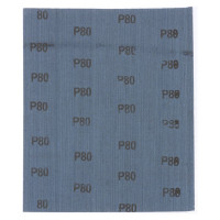 Шлифлист на тканевой основе, P 80, 230 х 280 мм, 10 шт., водостойкий MATRIX 75641