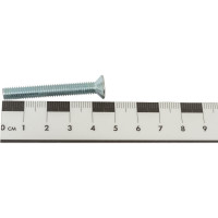 Потайной винт КРЕП-КОМП цинк DIN965 6х45 220шт вп645ф