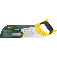 Ножовка по фанере с запилом, черно-желтая ручка, 350 мм, 12 TPI 41284