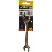Гаечный рожковый ключ STAYER MASTER 27038-14-15