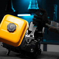 Разводной ключ GROSS 250 мм CrV, двухкомпонентная ручка 15562