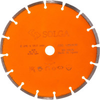 Диск алмазный BASIC сегментный по железобетону (230х22.2 мм) Solga Diamant 12803230