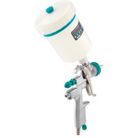 Краскораспылитель STELS AG 901 LVMP профессиональный, гравитационного типа, сопла 1.3 и 1.1 мм 57365