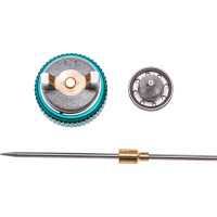 Краскораспылитель STELS AG 901 LVMP профессиональный, гравитационного типа, сопла 1.3 и 1.1 мм 57365