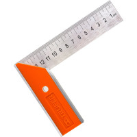 Угольник столяра TRUPER 15 см  полотно из нержавеющей стали, ручка из алюминия, гравировка 14370