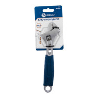 Разводной ключ 210мм, ширина захвата 30мм, двухкомпонентная рукоятка КОБАЛЬТ 244-940