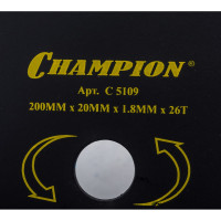 Нож с долотообразными зубцами (200х20 мм) Champion C5109