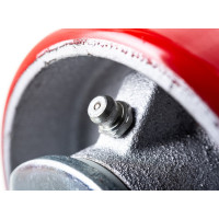 Колесо большегрузное полиуретановое неповоротное Longway FCp 46 Неповоротная колесная опора б/г полиуретан (10)