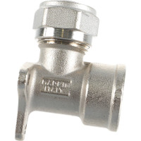 Водорозетка обж-В 16х1/2 никелированная Uni-Fitt 670N6200