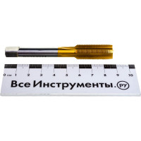 Метчик ПрофОснастка M13x1 HSS M2 TiN 6542 однопр. Эксперт №103 арт. 1/3/60 50211038
