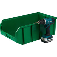 Пластиковый ящик Стелла-техник 502х305х184мм, 20 литров, V-4-зеленый