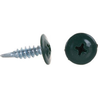 Саморез Tech-Krep/Zitar ШСММ сверло 4,2х16 темно-зеленый KP RAL 6005 20 шт, пакет 125490