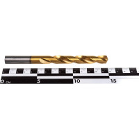 Сверло по металлу Профоснастка 12,6 мм HSS M2 TIN/135 DIN 338, 5 шт., №453 30202133