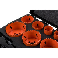 Набор коронок универсальных биметаллических (19-76 мм; 11 шт.) Кратон 1 04 01 003