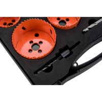 Набор коронок универсальных биметаллических (19-76 мм; 11 шт.) Кратон 1 04 01 003