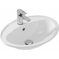 Раковина Cersanit CALLA 54 встраиваемая в столешницу, 1 отверстие S-UM-Cl/1-w