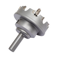 Коронка по металлу HM (55х12 мм; хвостовик 10 мм; комплект) D.BOR HS-HM-12-055-T