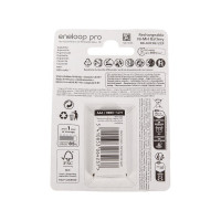 Аккумуляторы Panasonic eneloop pro BK-4HCDE/2BE 930mAh AAA R03 BL2 7706