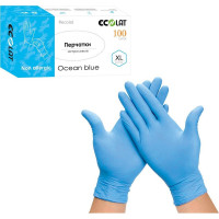 Нитриловые перчатки EcoLat Ocean blue 100 шт./уп. размер XL, 3035/XL