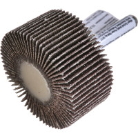 Круг шлифовальный лепестковый радиальный (40x20 мм; хвостовик 6 мм; P120) HOEGERT TECHNIK HT8D005