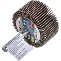 Круг шлифовальный лепестковый радиальный (40x20 мм; хвостовик 6 мм; P120) HOEGERT TECHNIK HT8D005