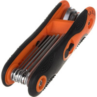 Складной набор шестигранных ключей МастерАлмаз L - 8 шт, 1,5 — 8 мм 10501042