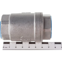 Клапан обратный LSCV 1″ Ду25 DN.ru Ру16 муфтовый, пружинный, нержавеющая сталь D100-00489