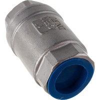 Клапан обратный LSCV 1″ Ду25 DN.ru Ру16 муфтовый, пружинный, нержавеющая сталь D100-00489