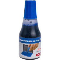 Штемпельная краска Colop 25 мл на водно-глицериновой основе, синяя, 801/25 ml blue 00-00001543