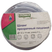 Прозрачный шланг BOUTTE 10х14 мм, 5 м 7769056
